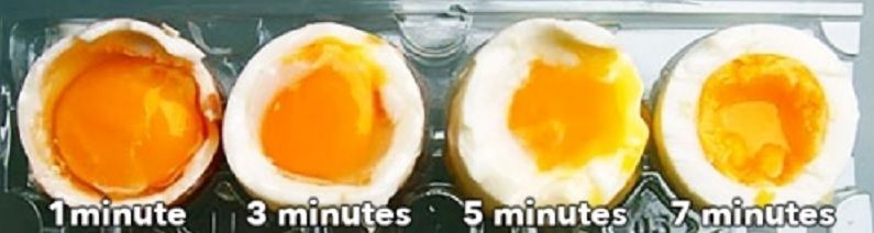 tiempos para cocer un huevo