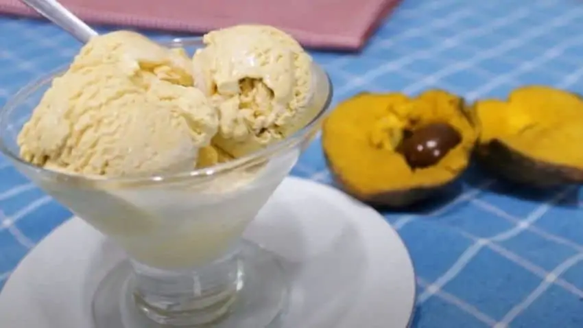 Receta de helado de lúcuma chileno